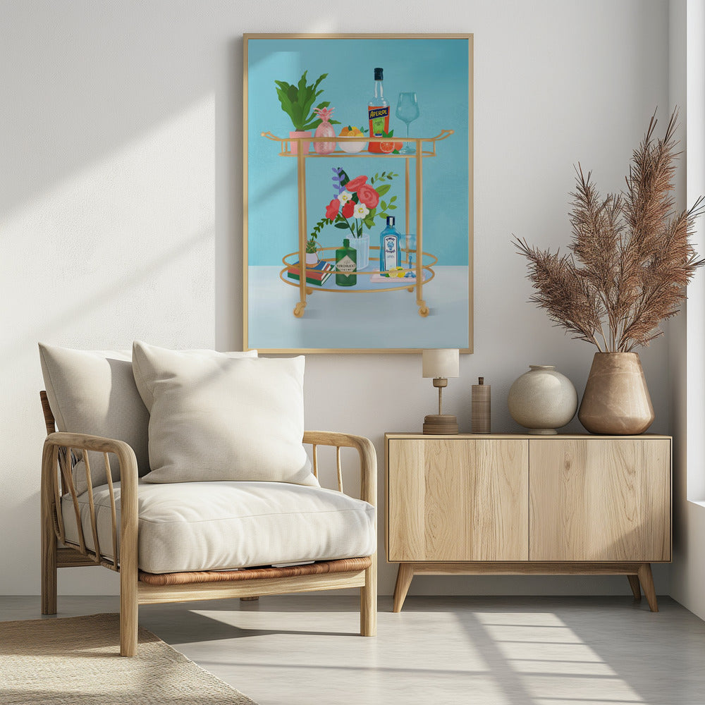 Plakat - Bar Cart
