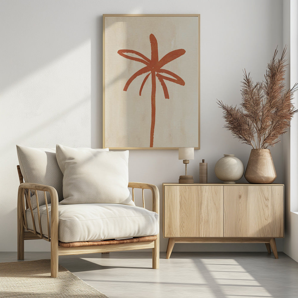 Plakat - Burntorangepalm Ratio2x3
