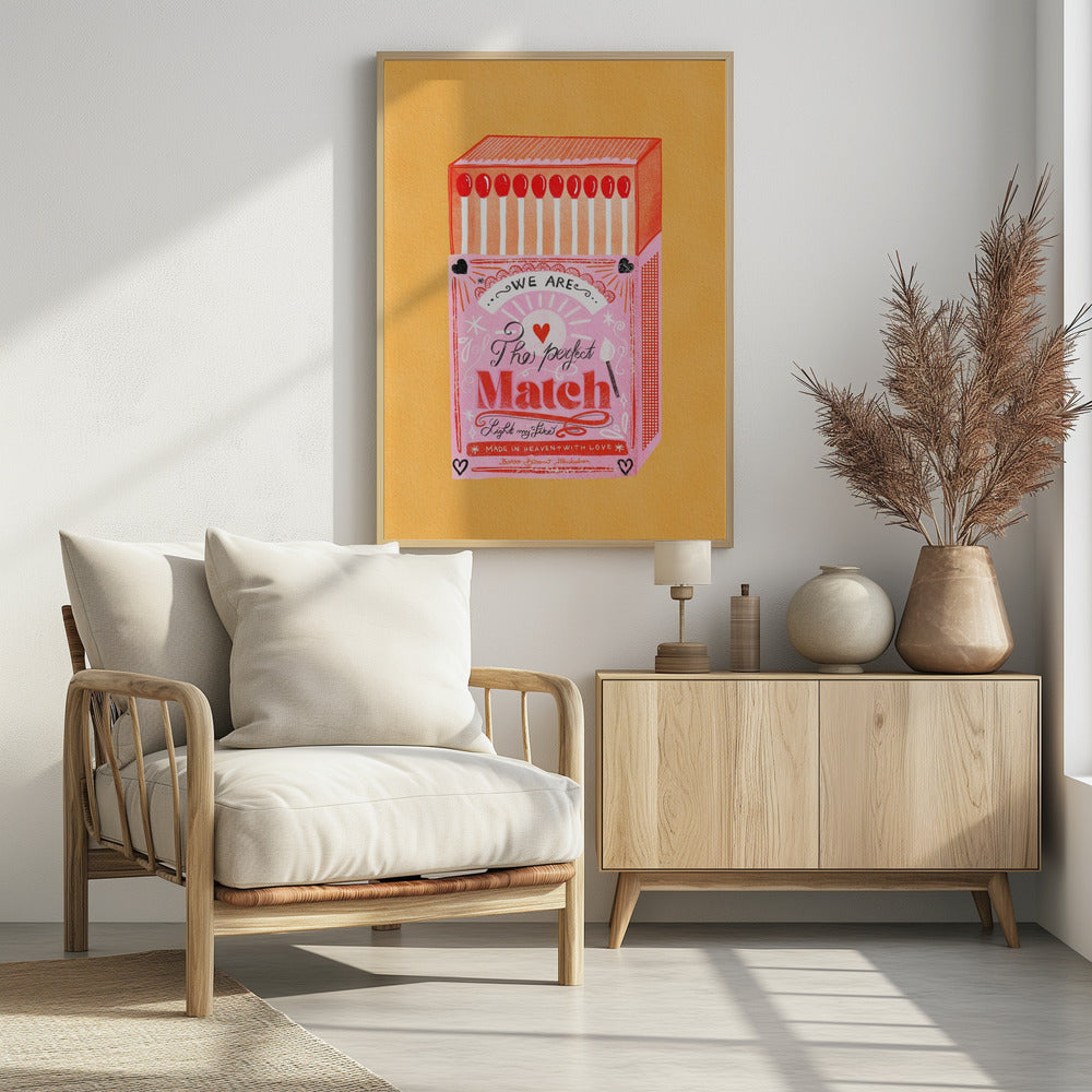 Poster - Match Box - The Perfect Match