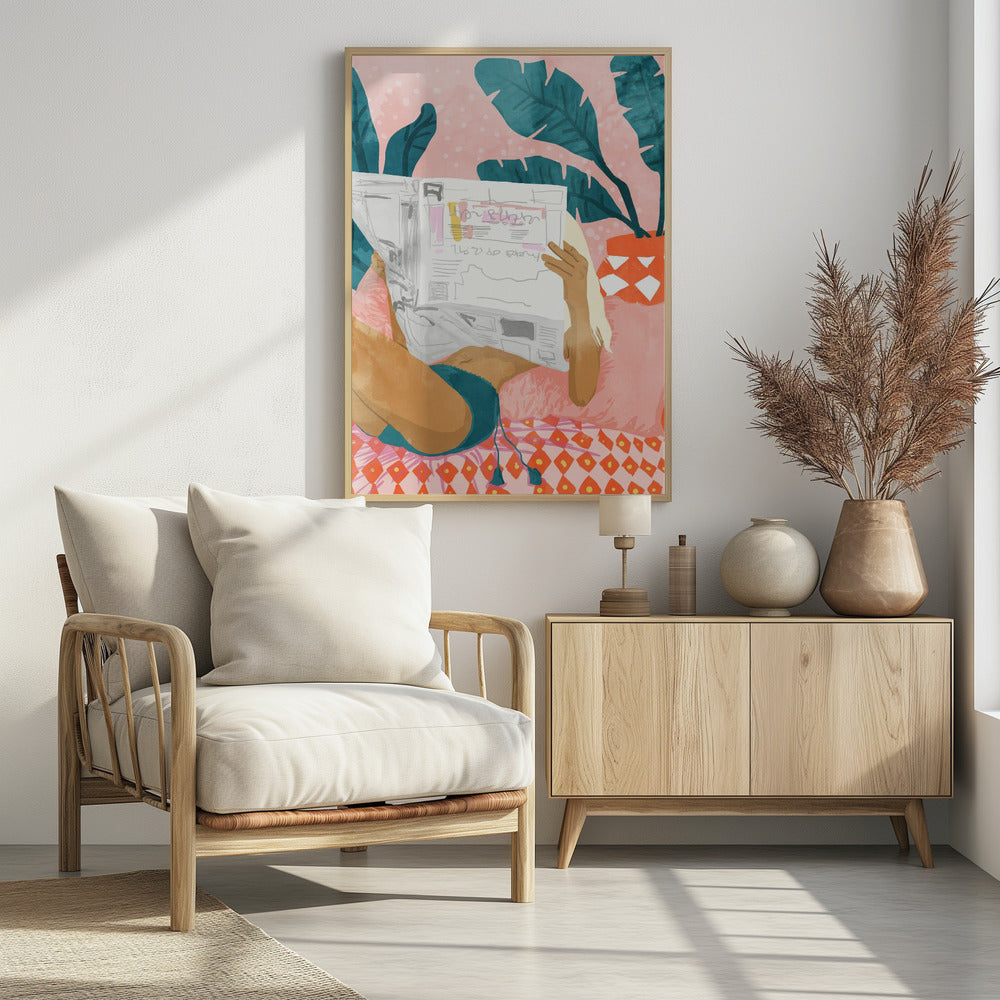 Plakat - Bohemian Morning News Art Print