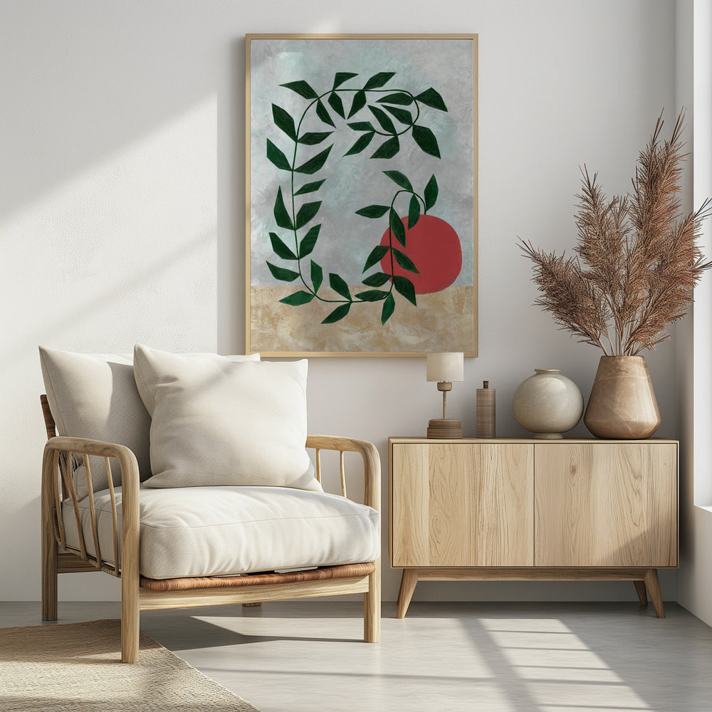 Plakat - The round planter