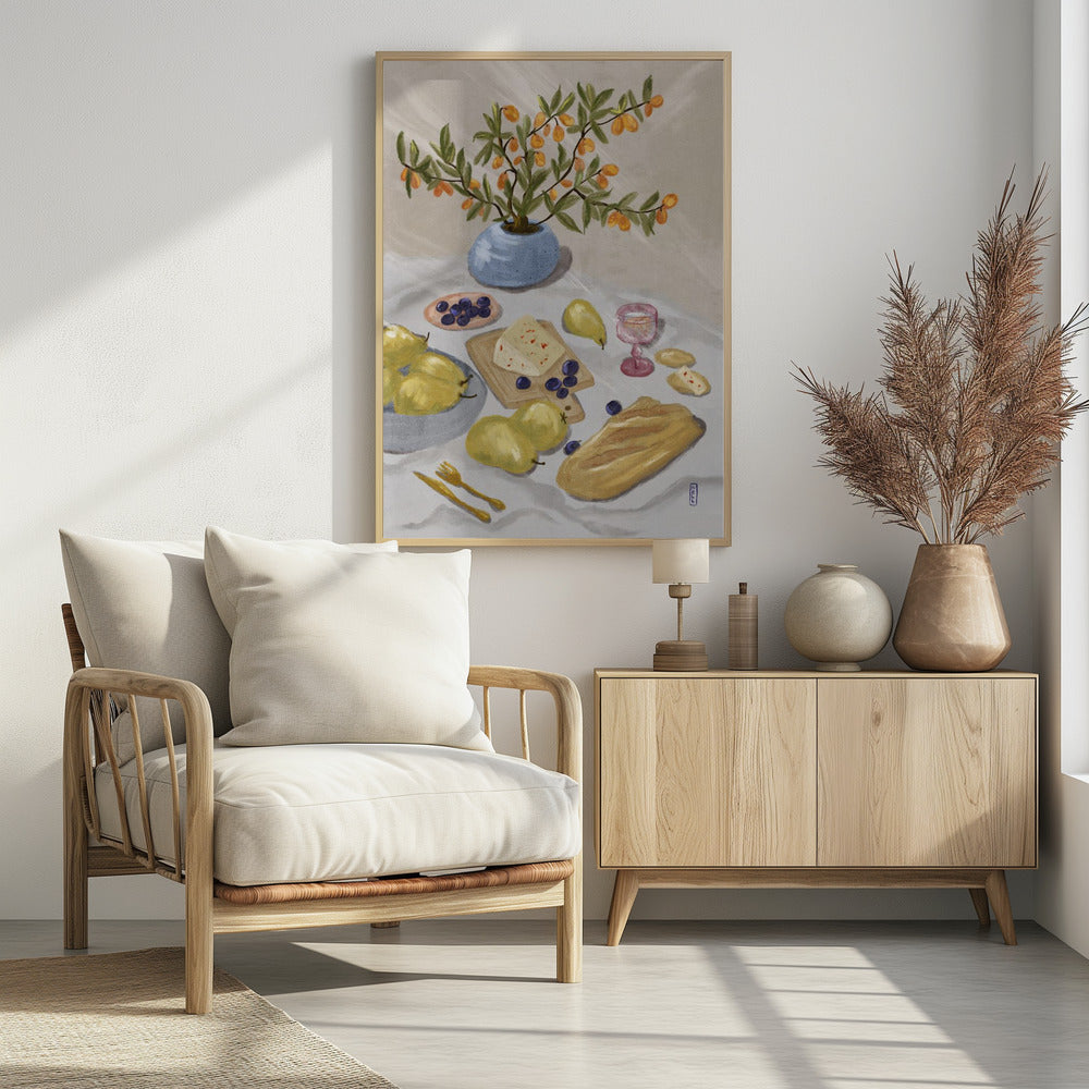 Poster - Gin and Tonic In the Afternoon Sun Illustration