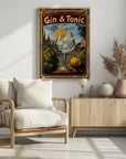 Plakat - Gin &amp; Tonic Vintage
