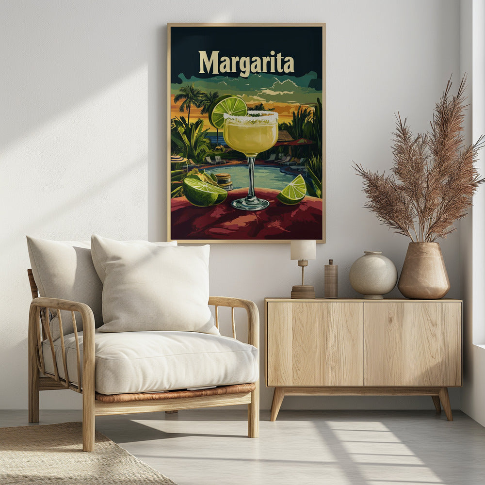 Plakat - Margarita Vintage