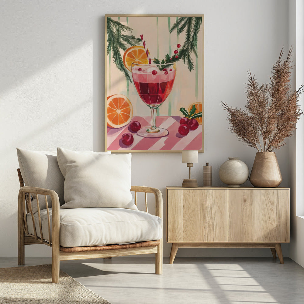 Poster - Christmas Red Cocktail