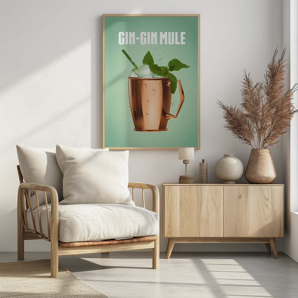 Plakat - Gin Gin Mule Copper