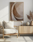 Poster - Abstract Beige Brown Abstract