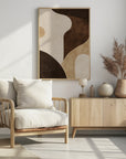 Poster - Brown Tones Geometric 2