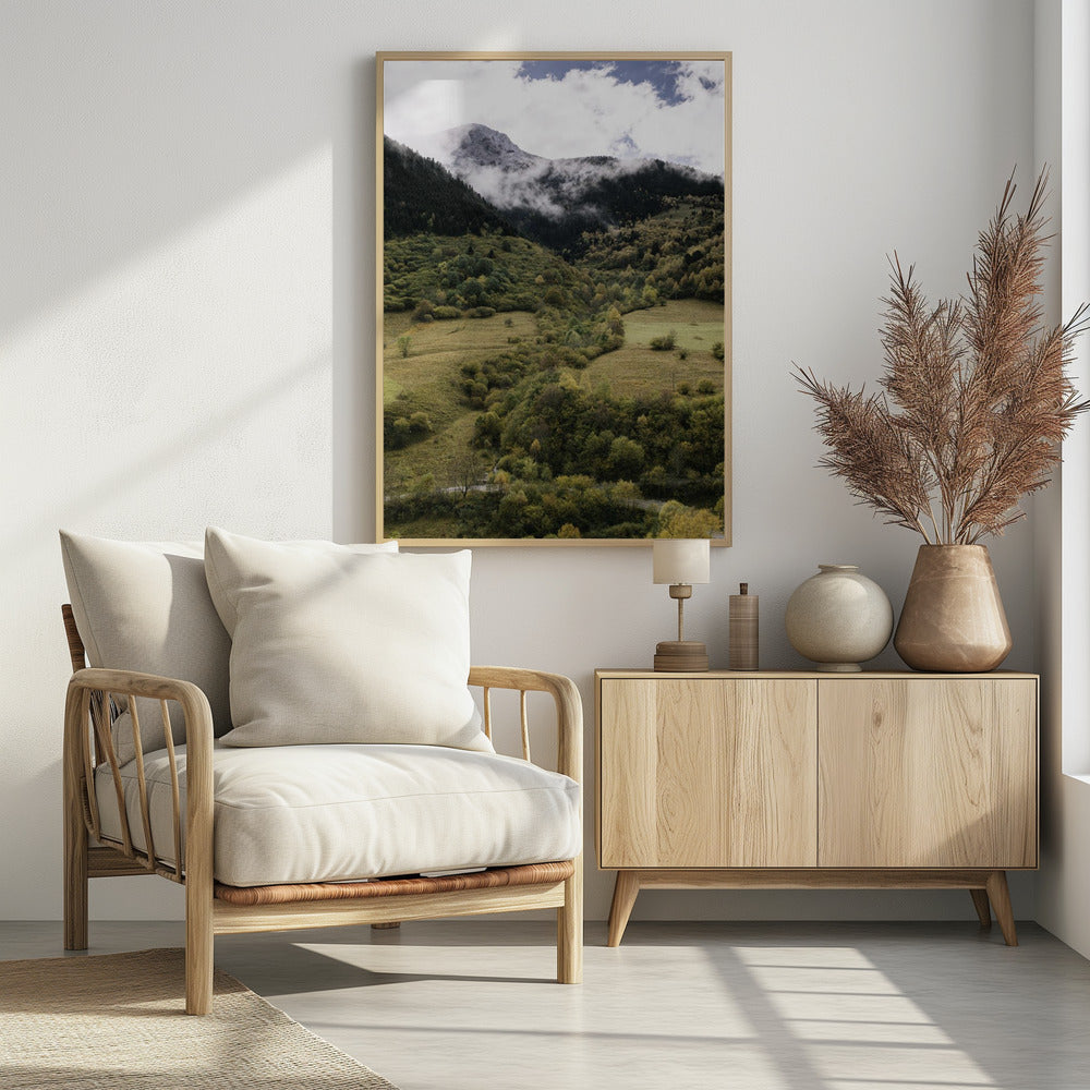 Plakat - Foggy Mountains 10 - Admen.dk