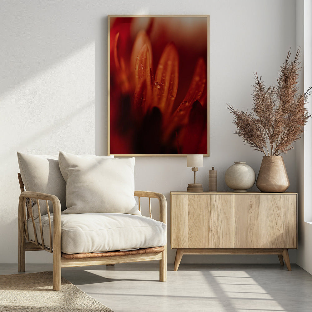 Plakat - Red Flowers 17