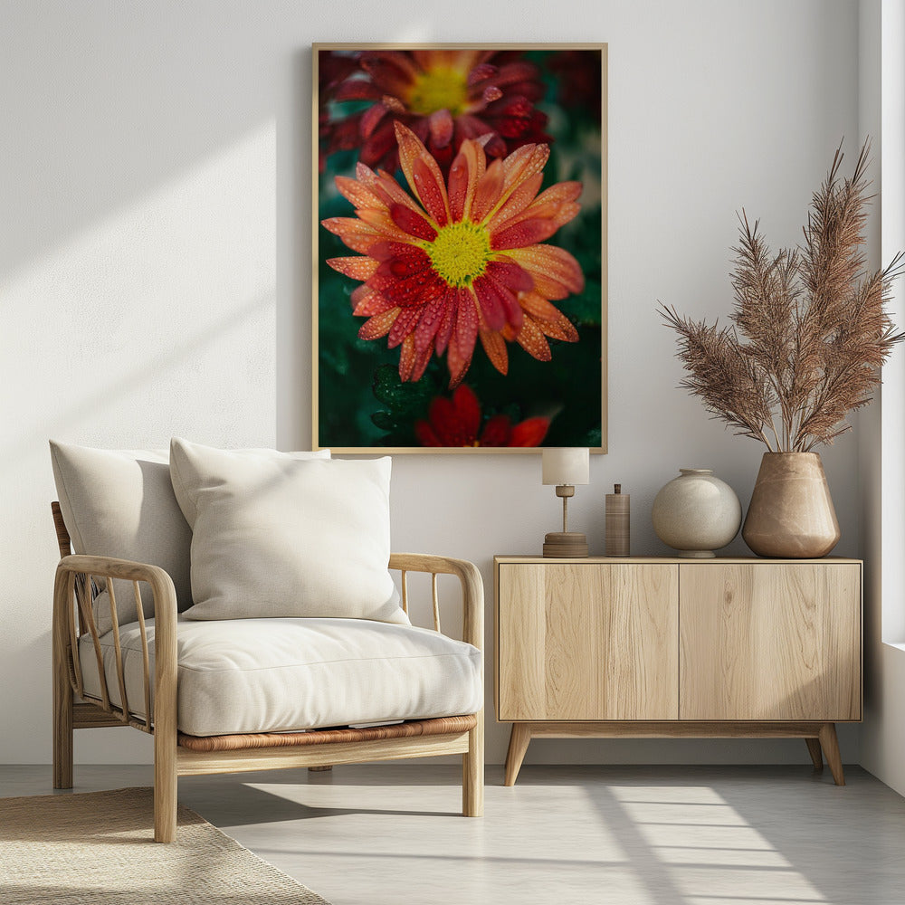 Plakat - Red Flowers 34 - Admen.dk