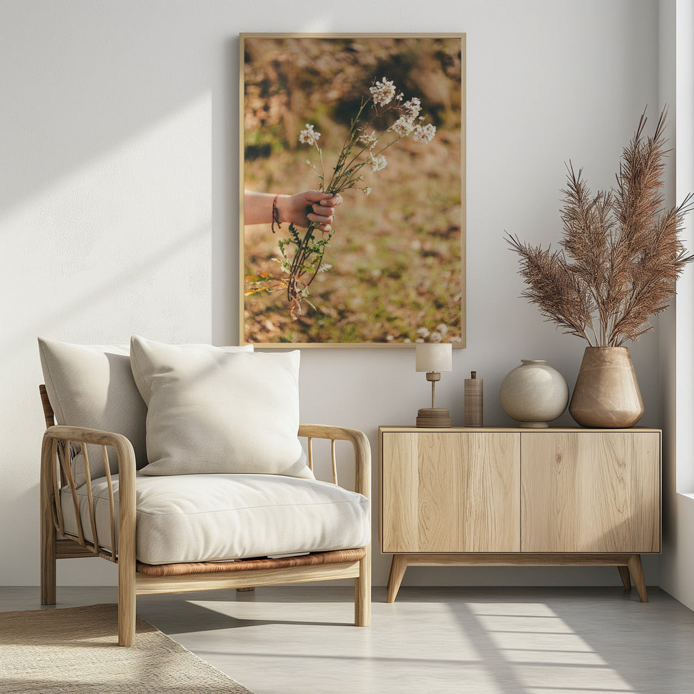 Plakat - White Flowers 09