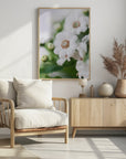 Plakat - White Flowers 15 - Admen.dk