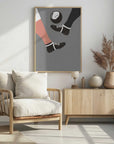 Plakat - Dynamic Soccer Action