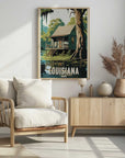 Plakat - Bayous  i Louisiana - Thomas Chedeville