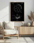 Plakat - Soccer Ball Patent Design
