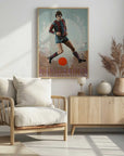 Plakat - Vintage Soccer Strike