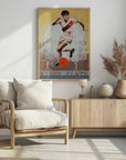 Plakat - Dynamic Soccer Player