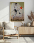 Plakat - Vintage Soccer Player Kick