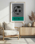 Plakat - Hand Drawn Football