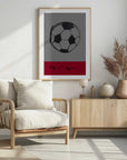 Plakat - Hand Drawn Football