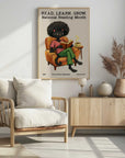 Plakat - Cozy Cat Reading Book