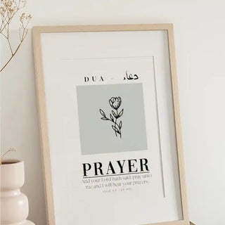 Plakat - Prayer kalligrafi - admen.dk
