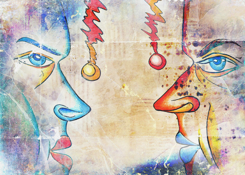 Plakat - Faces of the duality of soul