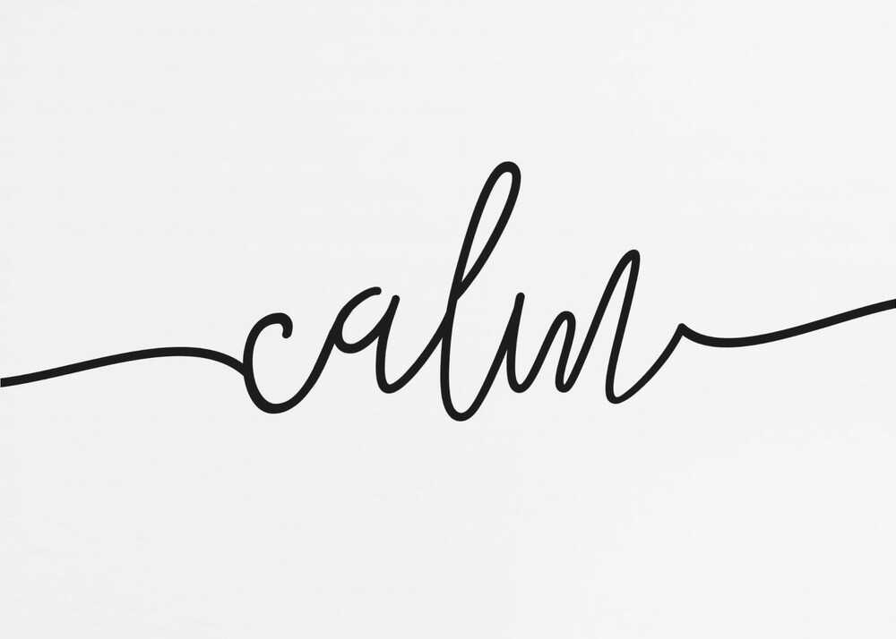Plakat - Calm