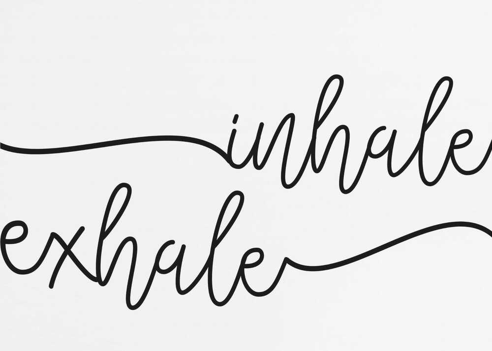 Plakat - Inhale x Exhale