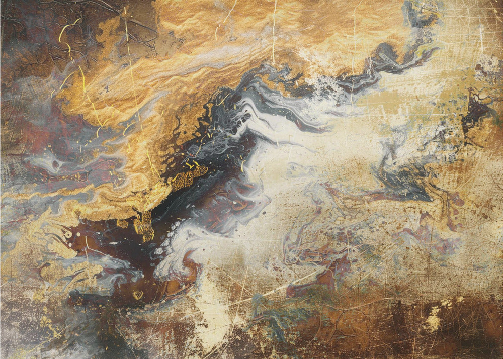Plakat - Abstract Marble Art Illustration 03