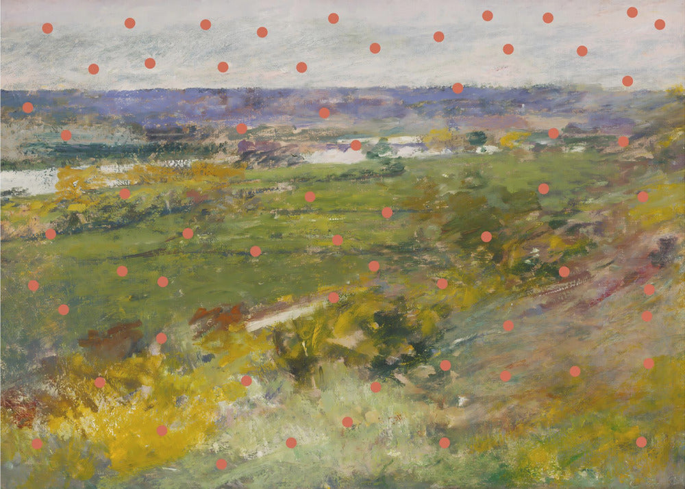 Plakat - Landscape and Dots