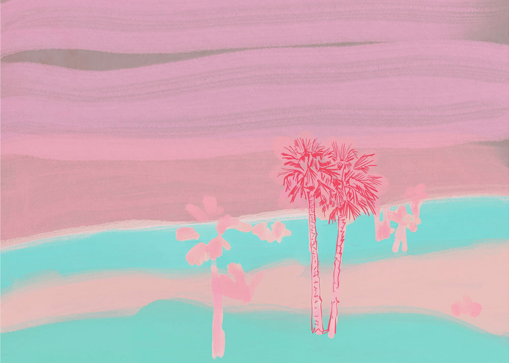 Poster - Beach Sundown In Sicily