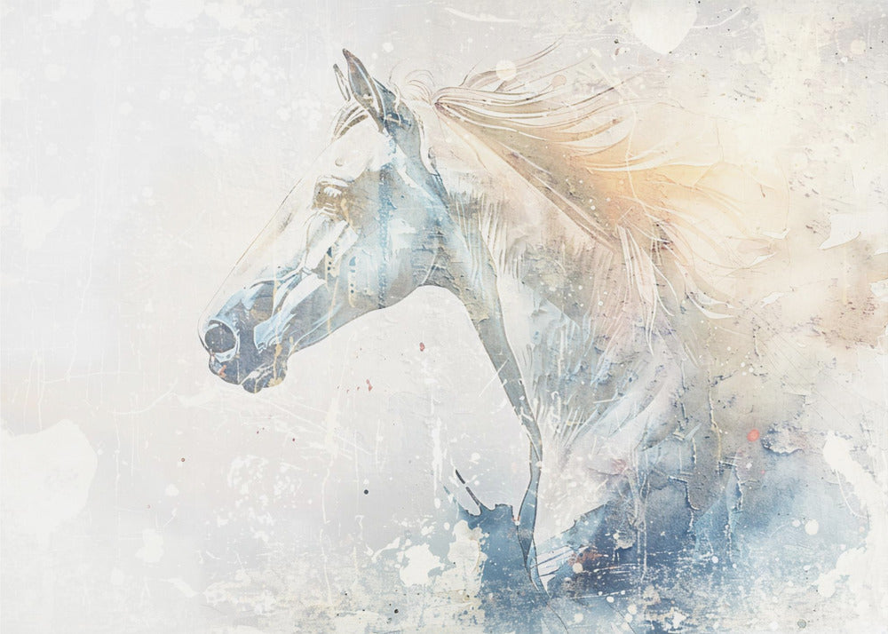 Plakat - Horse Animal Vintage Art Illustration Wallart 10