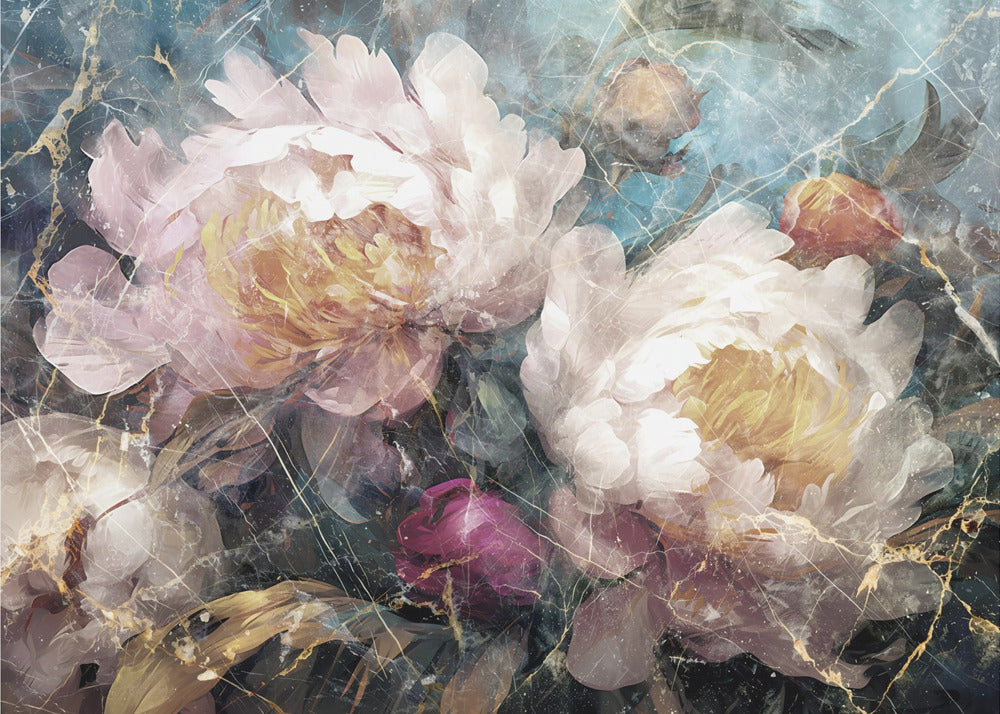 Plakat - Flower Floral Art Illustration Wallart 015