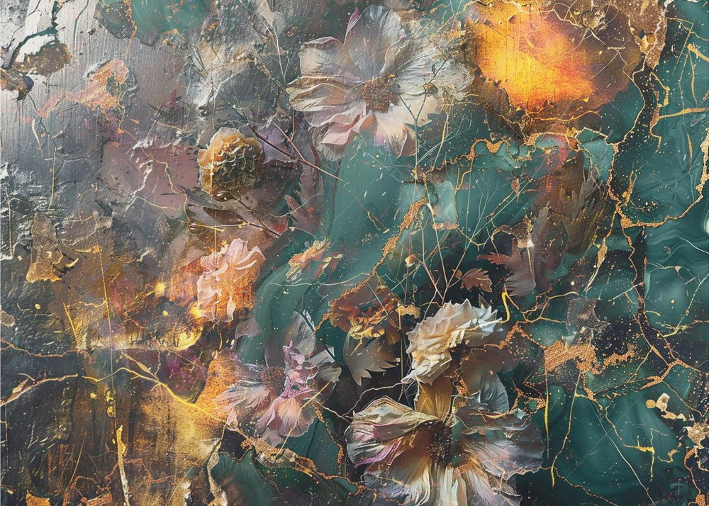 Plakat - Flower Floral Art Illustration Wallart 101