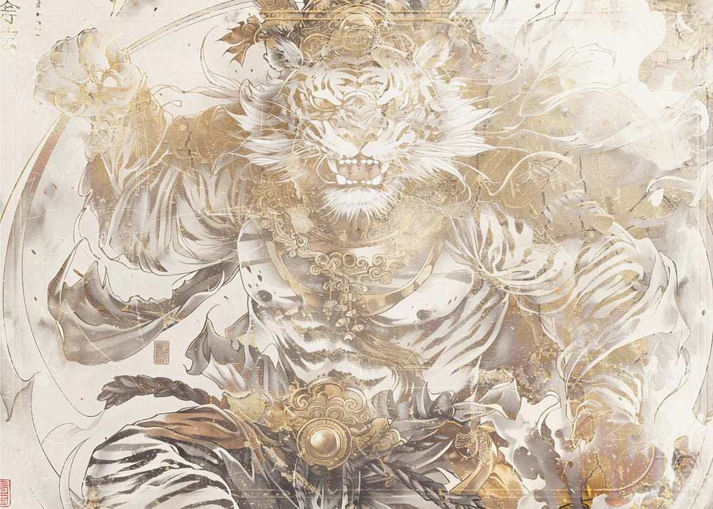 Plakat - Japan Ink Art Illustration Wallart 13
