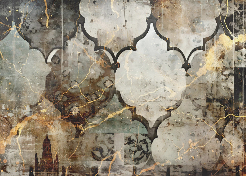 Plakat - Surreal Fable Abstract Art Illustration Wallart 013