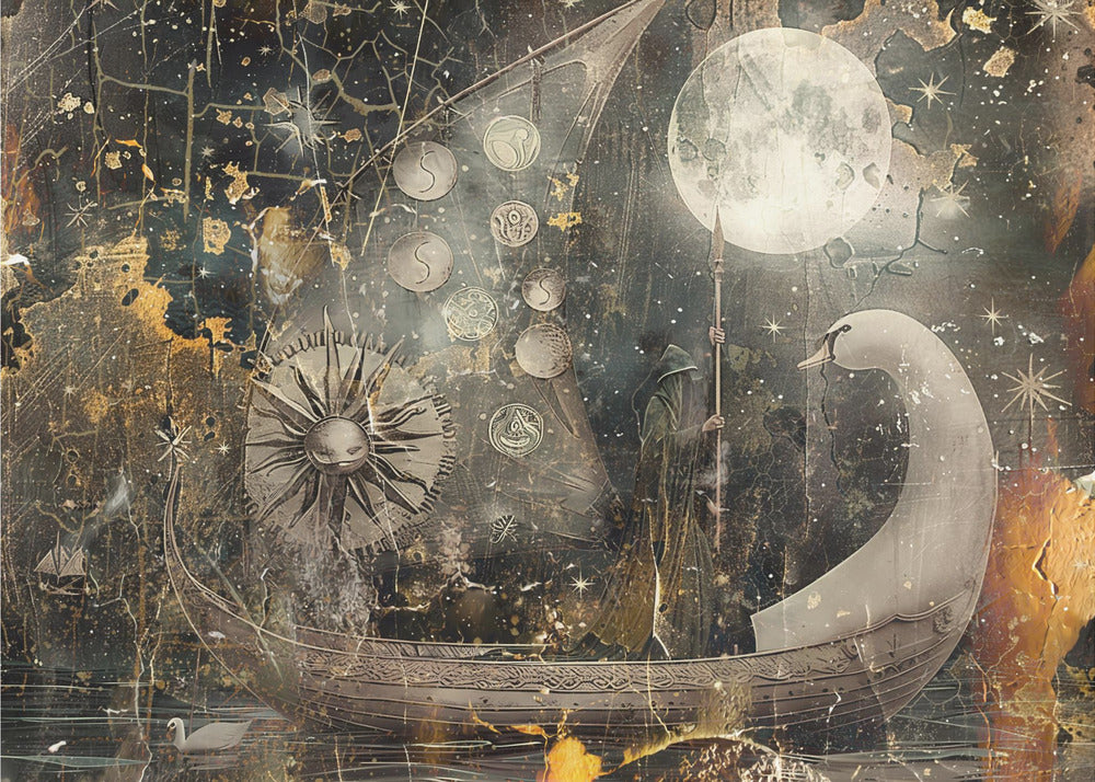 Plakat - Surreal Fable Abstract Art Illustration Wallart 067