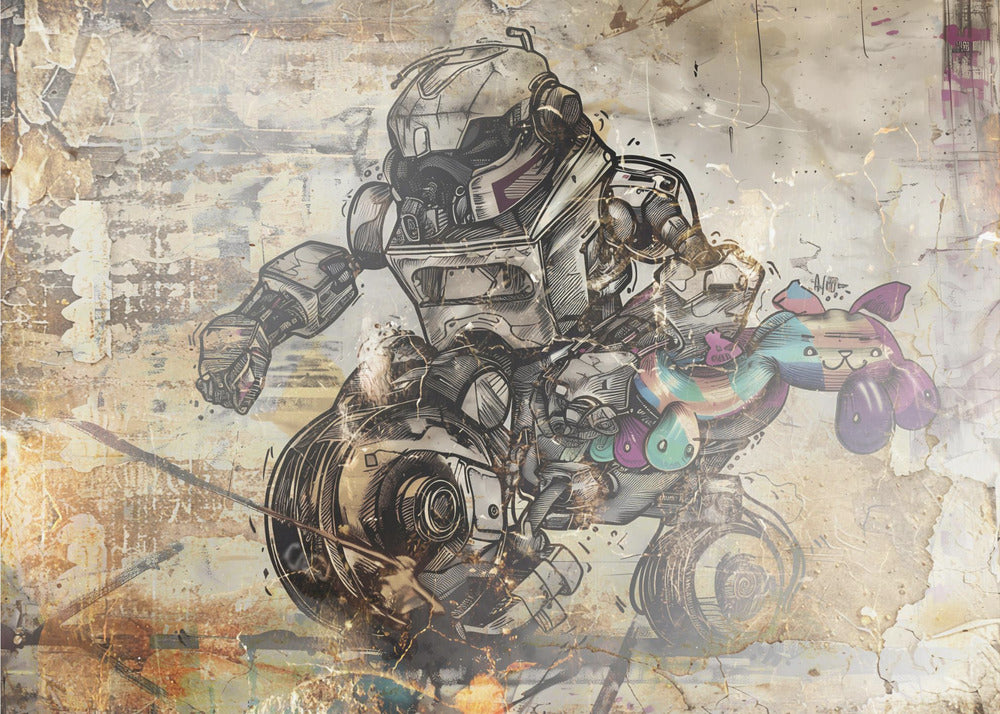 Plakat - Surreal Fable Abstract Art Illustration Wallart 088