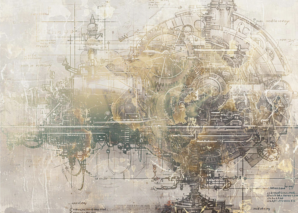 Plakat - Surreal Fable Abstract Art Illustration Wallart 103