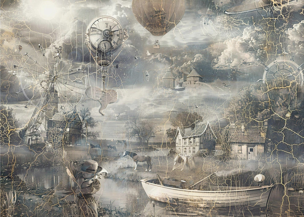Plakat - Surreal Fable Abstract Art Illustration Wallart 109