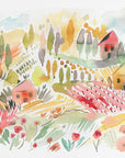 Poster - Tuscany Watercolor Landscape 1