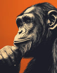 Plakat - Thinking Monkey