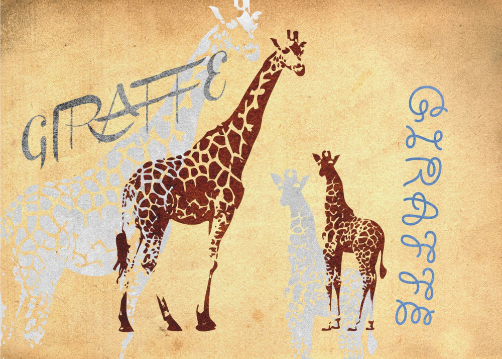 Plakat - Giraffes 90s 26