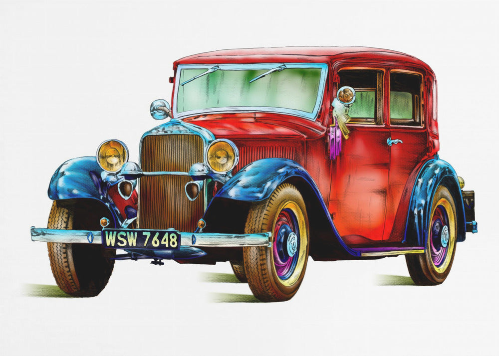 Plakat - Automobile Retro 02