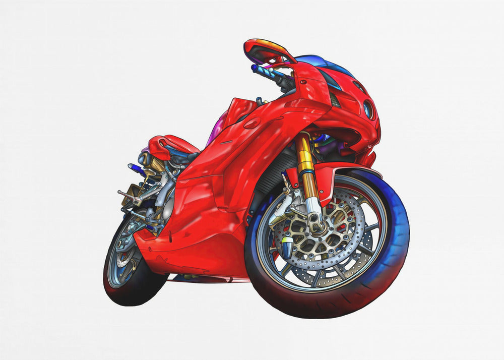 Plakat - Motobike Red 07