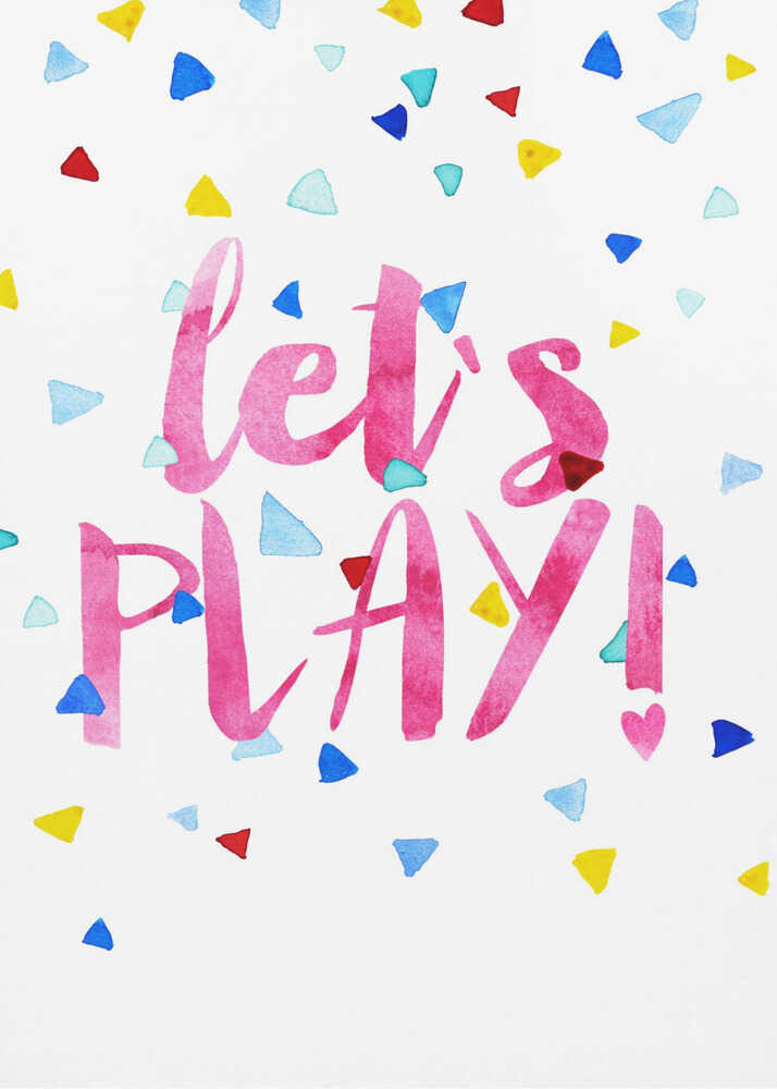 Plakat - Playful Confetti Burst