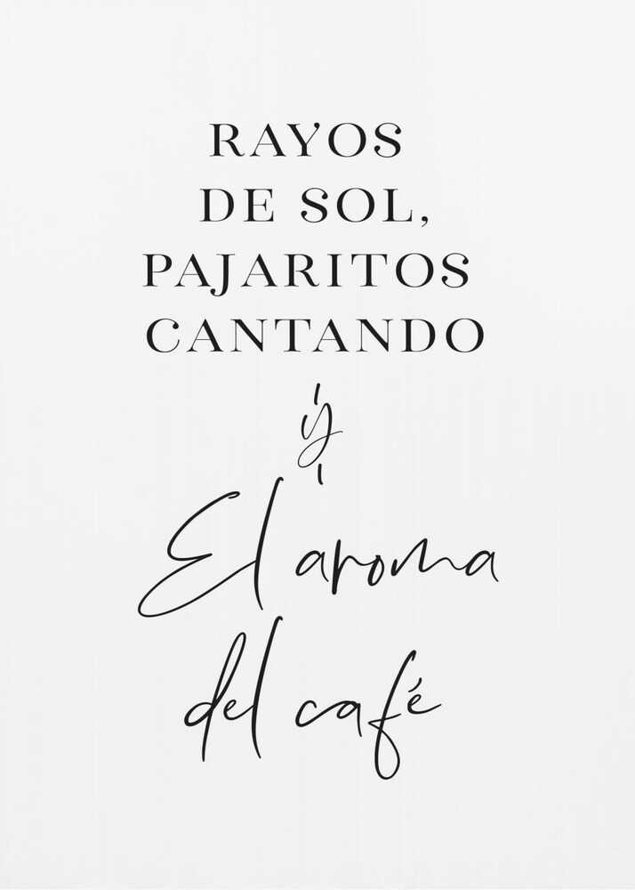 Plakat - Spanish Morning Coffee