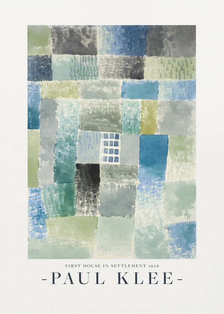 Plakat - First House in a Settlement 1926 - Admen.dk